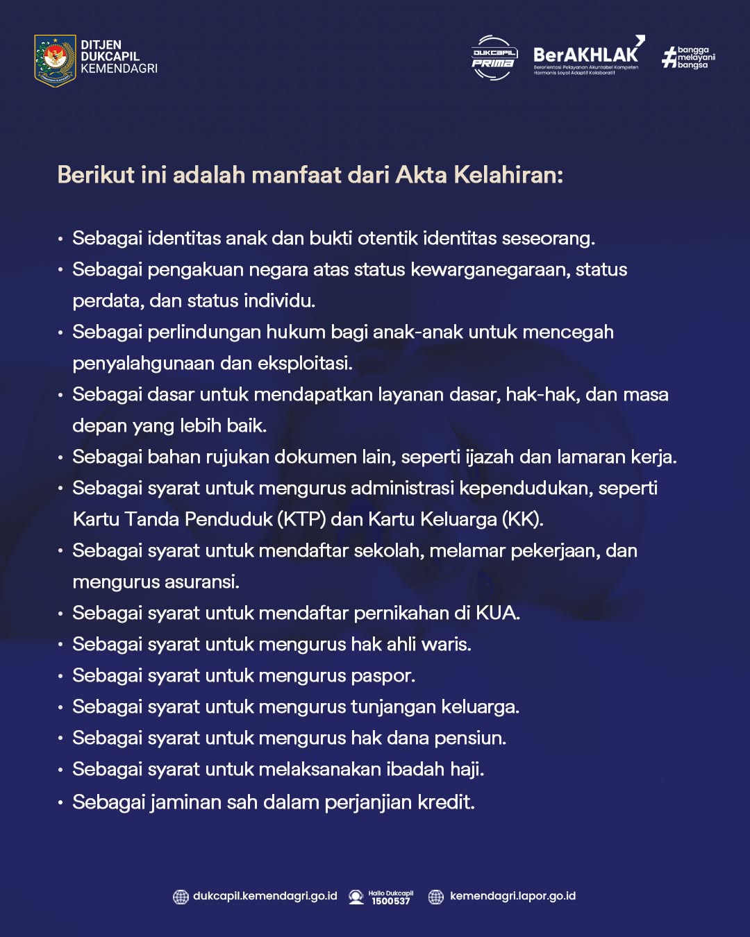 Yuk.. Urus Akta Kelahiran