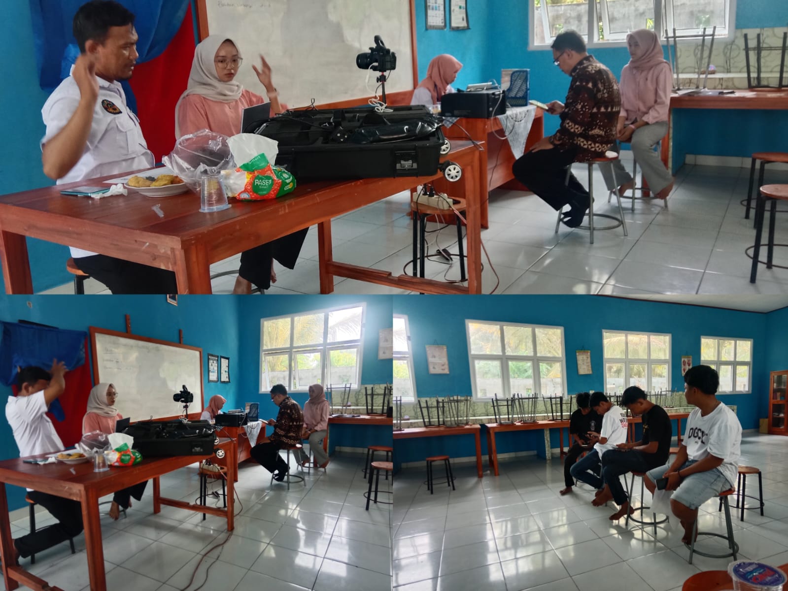Pelayanan Rekam kTP-EL di SMAN 1 Ngambur Kabupaten Pesisir Barat