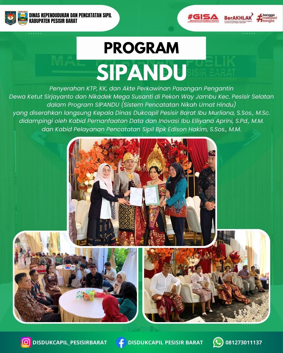 SIPANDU (SISTEM PENCATATAN NIKAH UMAT HINDU)