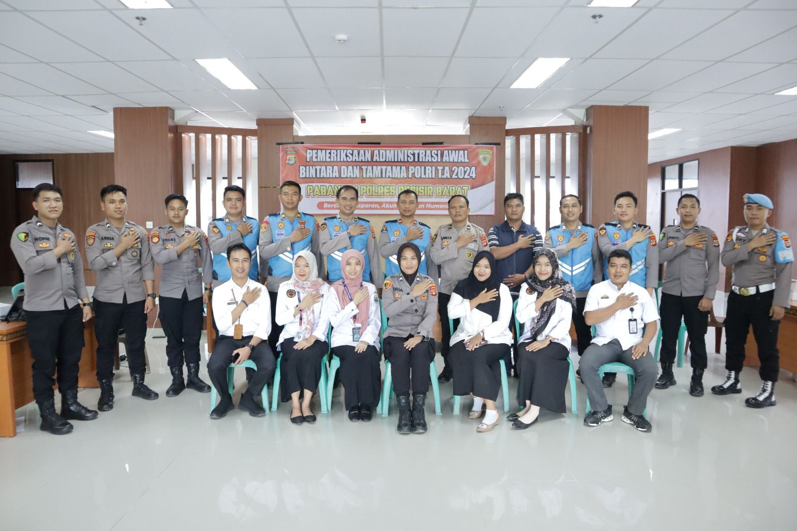 kEGIATAN DI POLRES KABUPATEN PESISIR BARAT