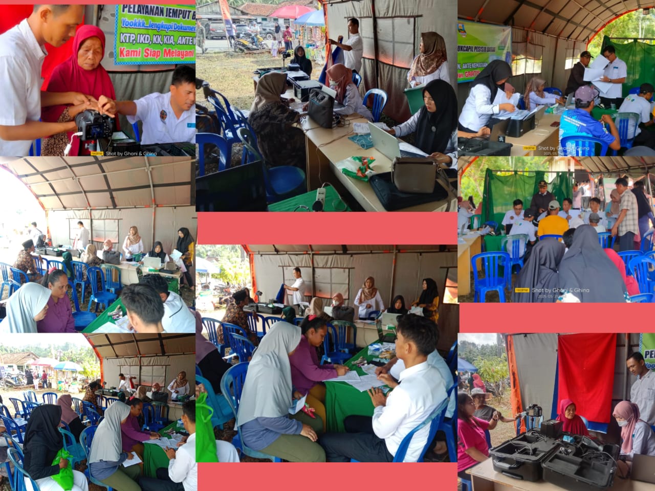 Pelayanan Adminduk dalam acara TMMD ke-124 Tahun 2025